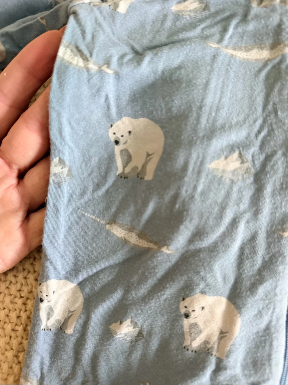 🐻‍❄️❄️ Kyte Baby Bamboo Zipper Sleeper | Newborn | Polar Bear Print❄️🐻‍❄️
